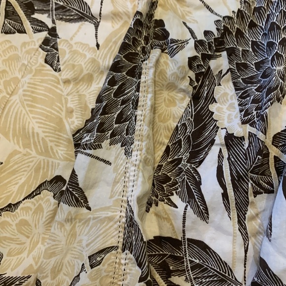 ANN TAYLOR Earth tone Neutral Pleated Midi Skirt Cream Cottagecore Sz 8 - Picture 5 of 14